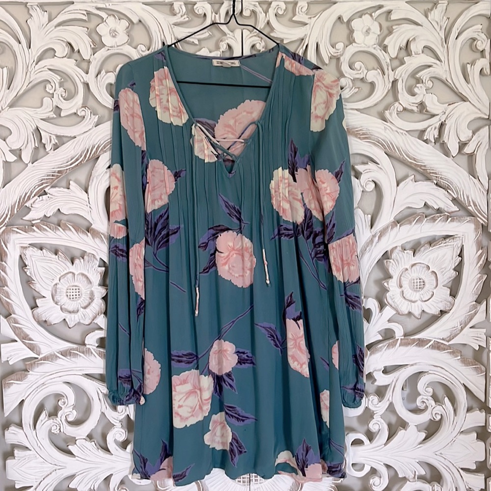Billabong Boho Teal Dress